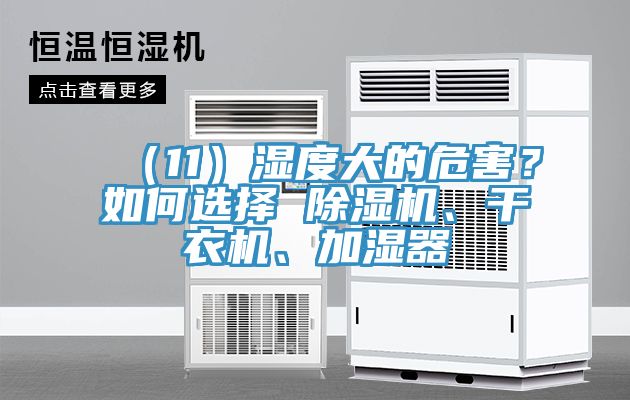 （11）濕度大的危害？如何選擇 除濕機、干衣機、加濕器